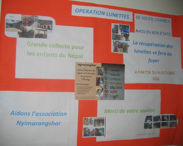 La classe de Term bac pro Gestion Administration se mobilise pour l’association Nyimarangshar La classe de Term bac pro Gestion Administration se mobilise pour l’association Nyimarangshar