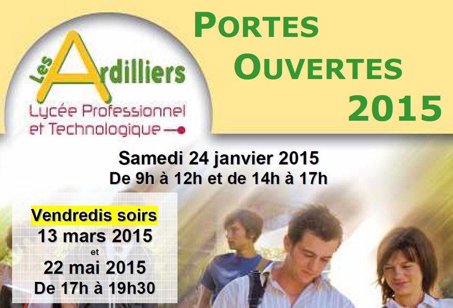 Portes ouvertes le samedi 24 janvier 2015 Portes ouvertes le samedi 24 janvier 2015