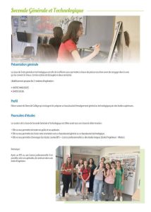 Seconde générale et technologique