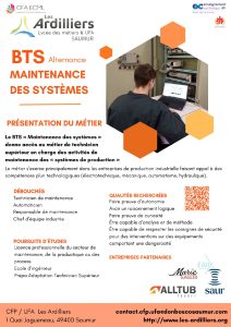 BTS Maintenance des systèmes