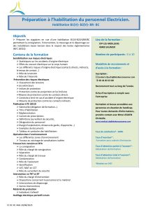 habilitation électrique électricien