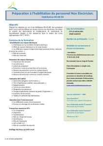 habilitation électrique non électricien