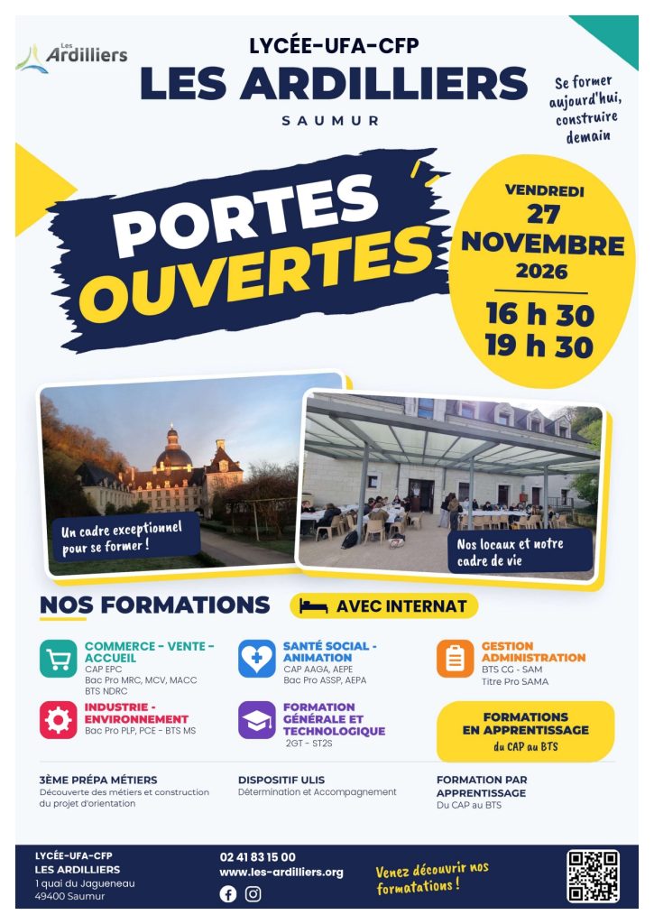 Portes ouvertes 2026-2027